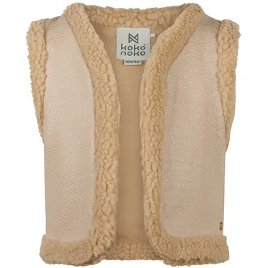 Gilet teddy (sand)