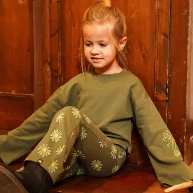 Trui cropped (army green)