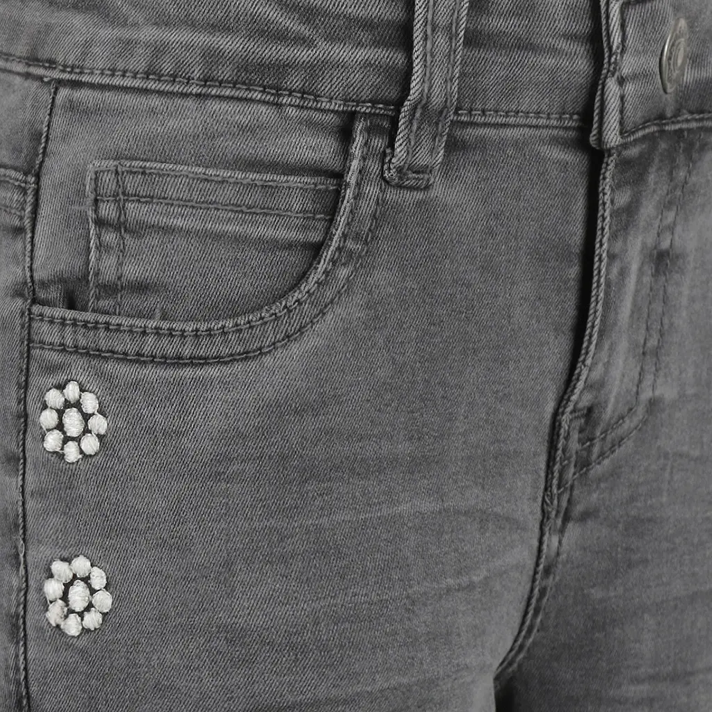 Spijkerbroek loose fit (black jeans)