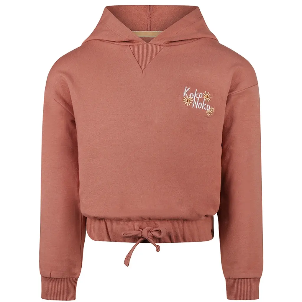 Trui hoodie (dark old pink)