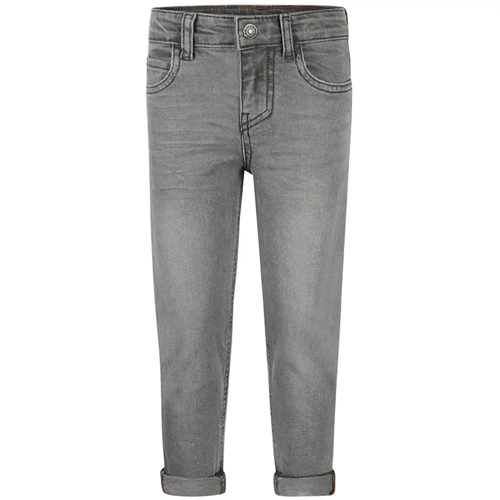 Spijkerbroek loose fit (dark grey jeans)
