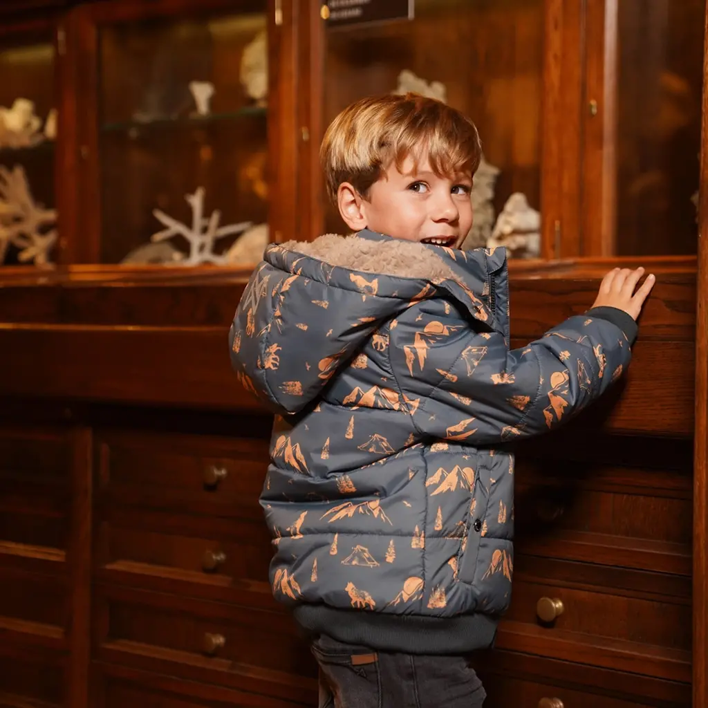 Winterjas (steel blue)