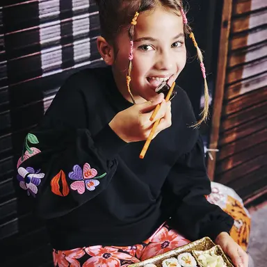 Trui sweat Zahara (night sky)