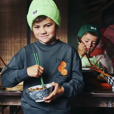 Trui sweat Luka (seafoam shadow)