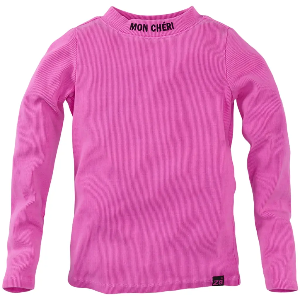 Longsleeve rib tricot Isalie (pinky promise)