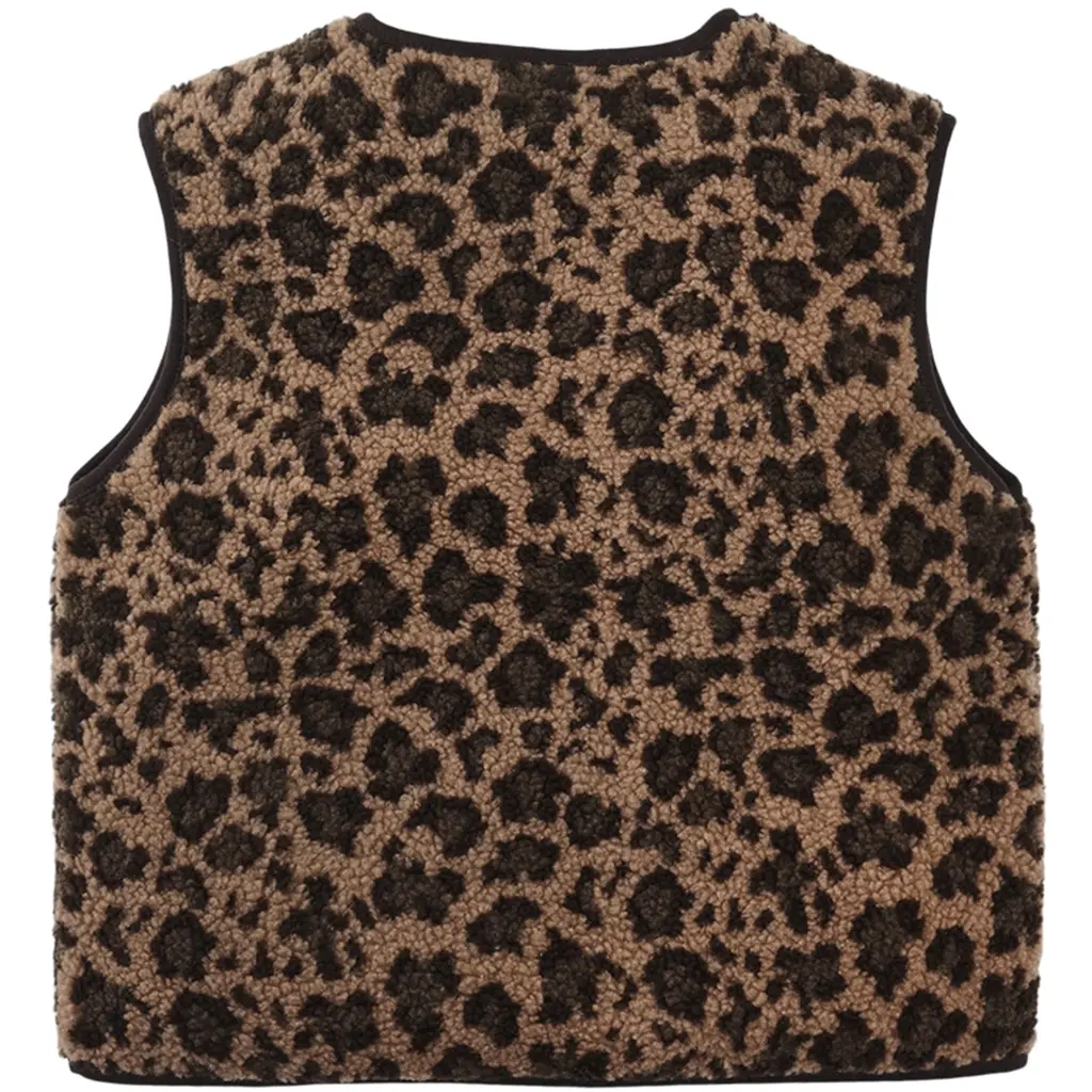 Gilet teddy Mellody (amber brown)