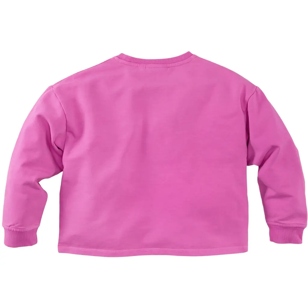 Trui sweat garment dye BOXY Luma (pinky promise)