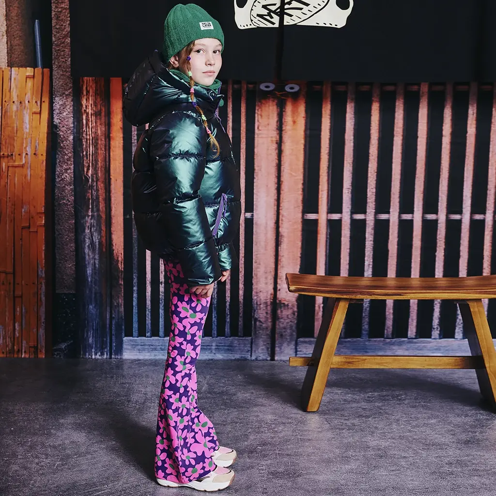 Broek FLARED Maylie (purple eclipse)