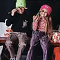 Z8 Broek WIDE FIT velvet plisse Maral (wineberry)
