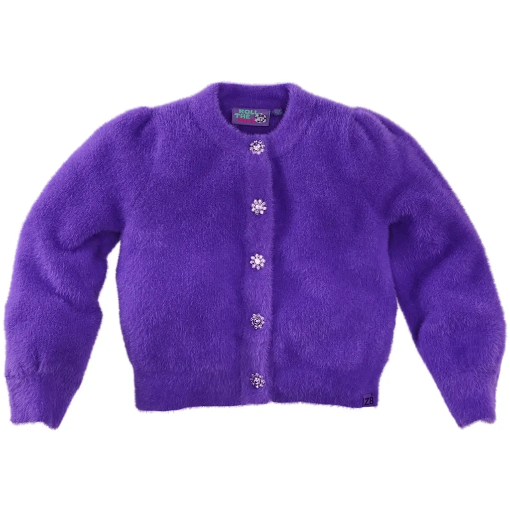 Vestje fluffy Nazik (purple chill)