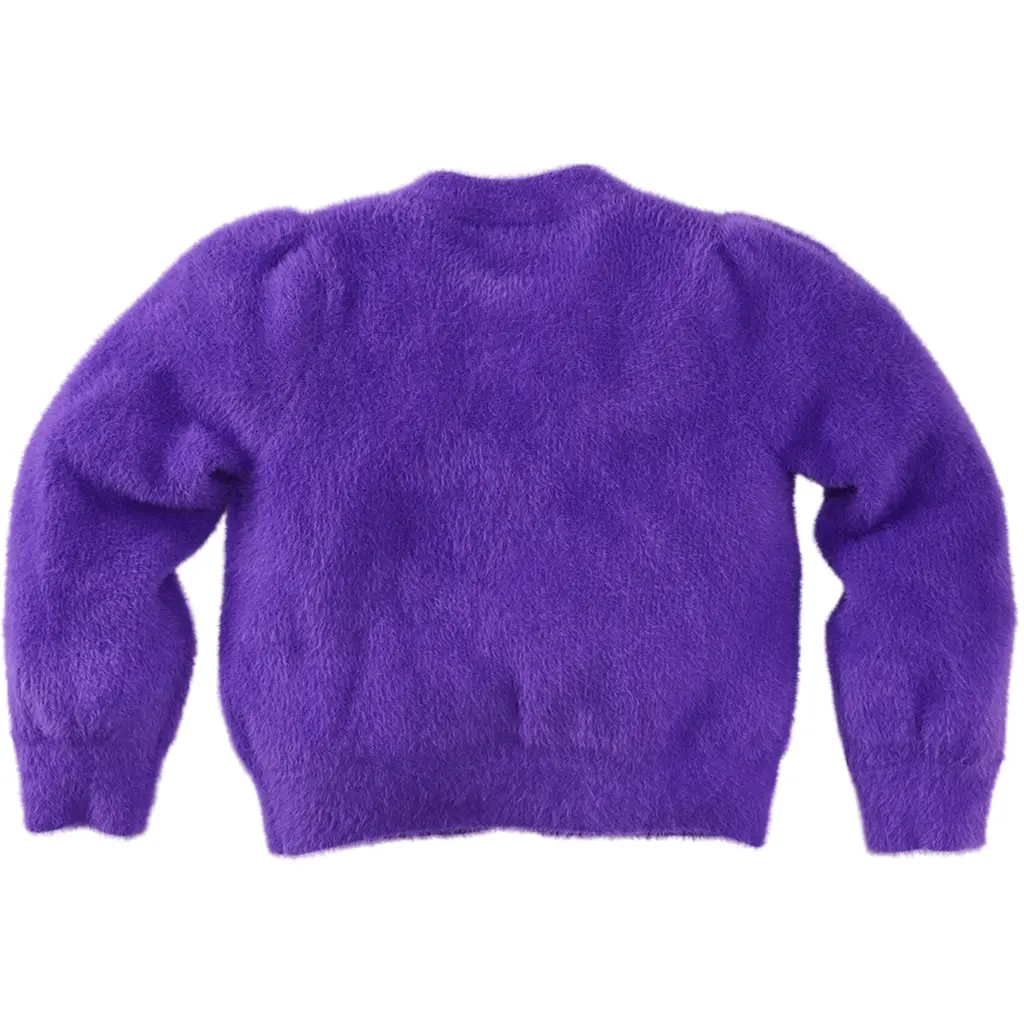 Vestje fluffy Nazik (purple chill)