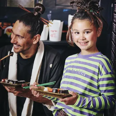 Longsleeve BOXY Dente (incy lilac/green gecko)