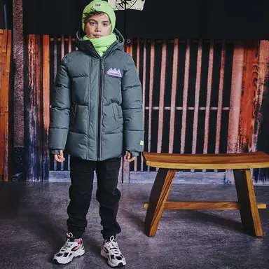 Winterjas Stef (seafoam shadow)