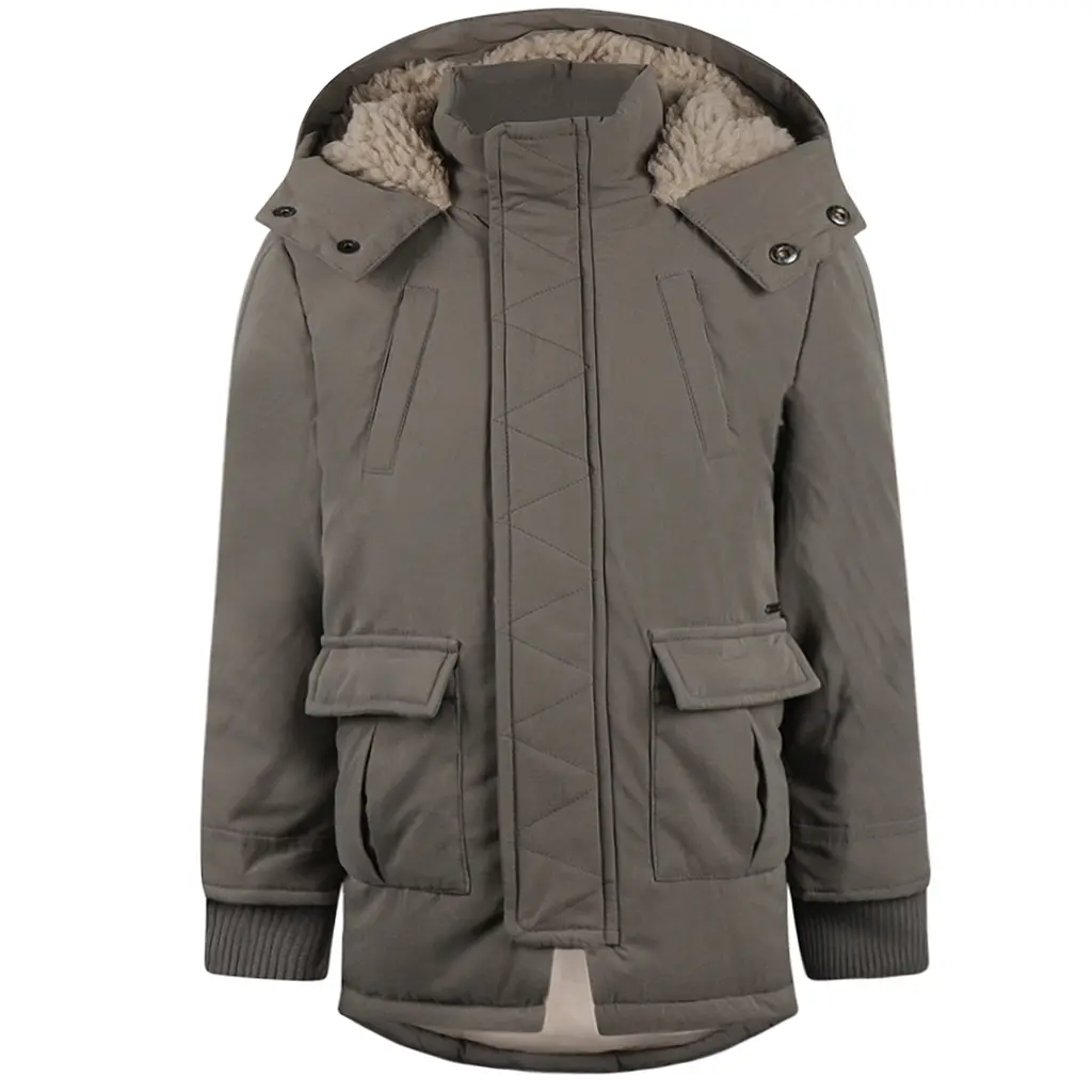 Winterjas parka (mid grey)
