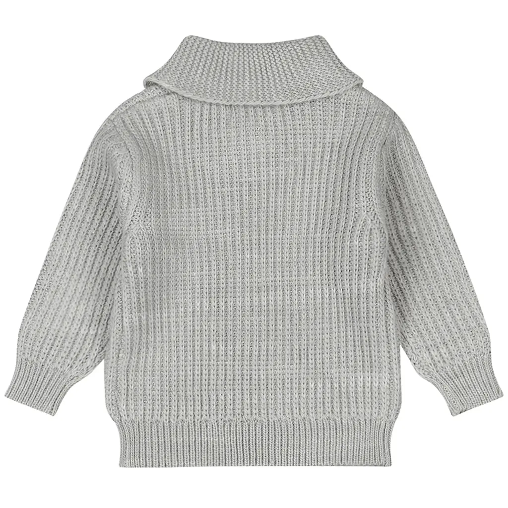 Gebreide trui (faded blue)