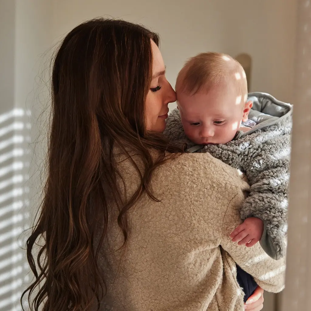 Teddy jasje (faded blue)