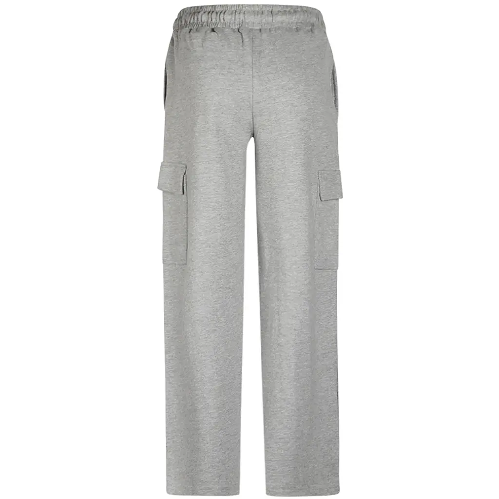 Joggingbroek wide fit (mid grey)