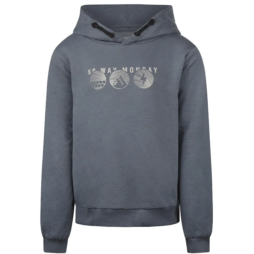 Trui hoodie (mid blue)