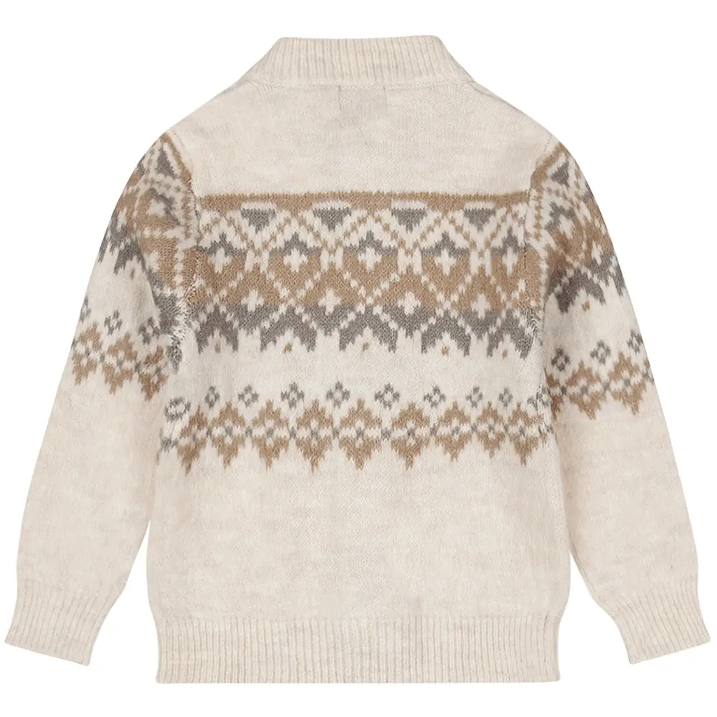 Gebreid vest (pebble)