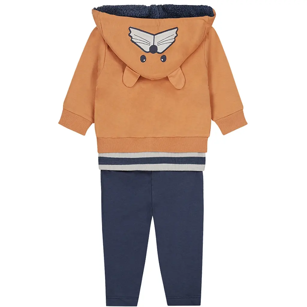 Driedelige set (faded cognac)