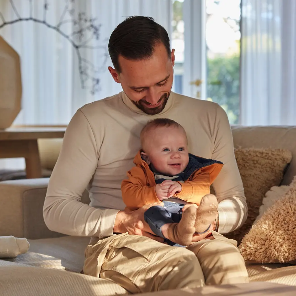 Driedelige set (faded cognac)