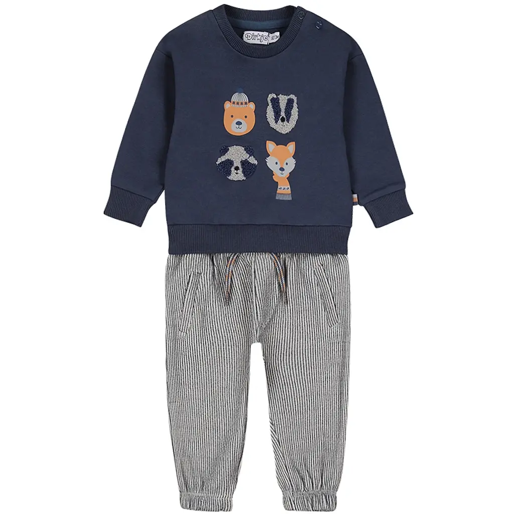 Tweedelige set (navy)