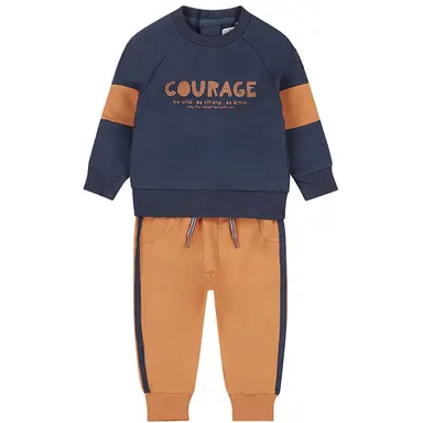 Tweedelige set (navy)