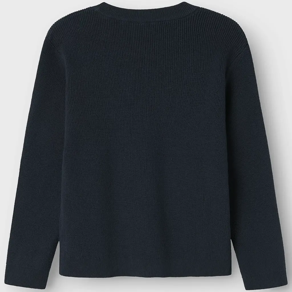 Gebreide schipperstrui Nesolle (dark sapphire)