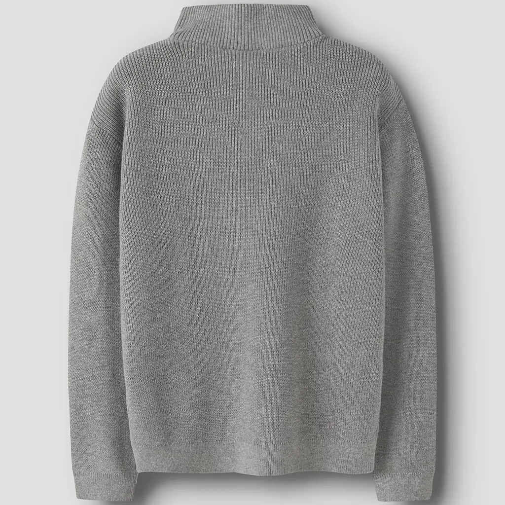 Gebreide schipperstrui  Nesolle (grey melange)