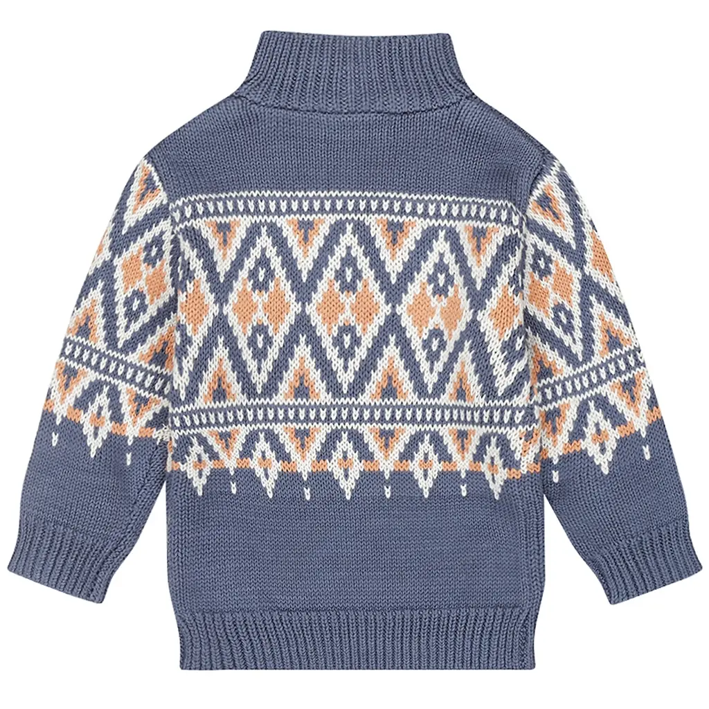 Gebreide trui (navy)