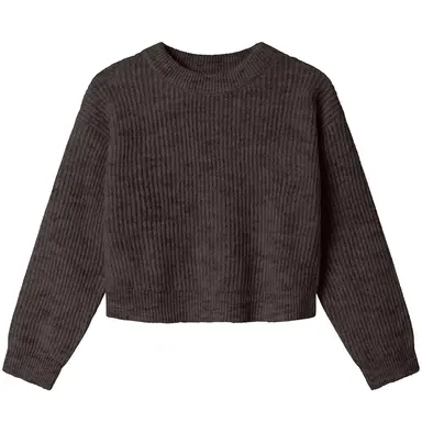 Gebreide trui Holly (seal brown)