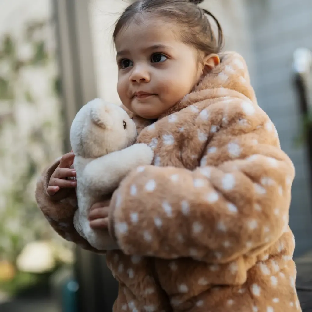 Winterjasje fake fur (nude)