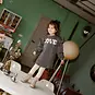 Daily7 Jurk trui glitter sweat (phantom)