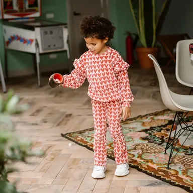 Trui heart (pale mauve)