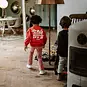 Daily7 Broek badstof flared heart (pale mauve)