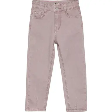 Spijkerbroek mom fit (pale mauve)
