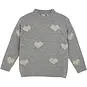 Daily7 Gebreide trui heart (medium grey melange)