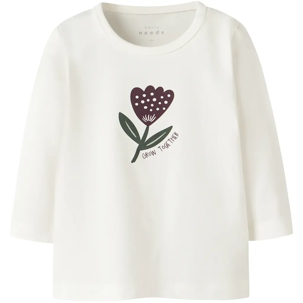 Longsleeve Vubie (cloud dancer flowers)