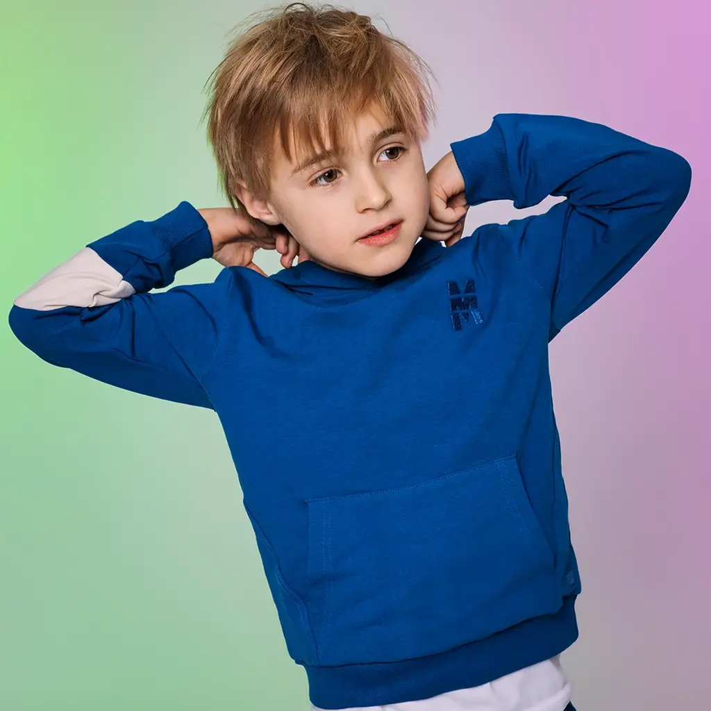 Trui hoodie Zachary (blue)