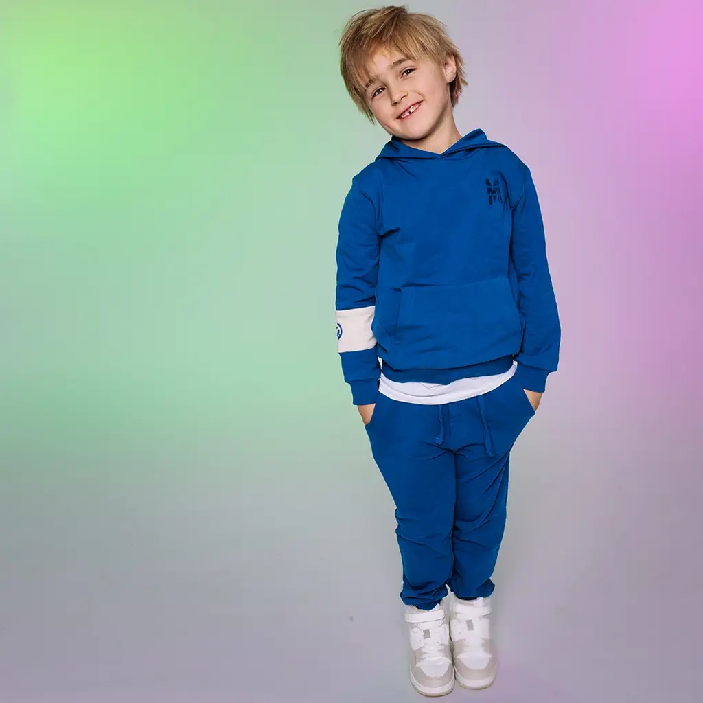 Trui hoodie Zachary (blue)