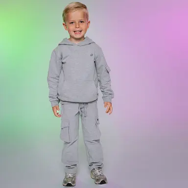 Trui hoodie Zedd (grey melee)