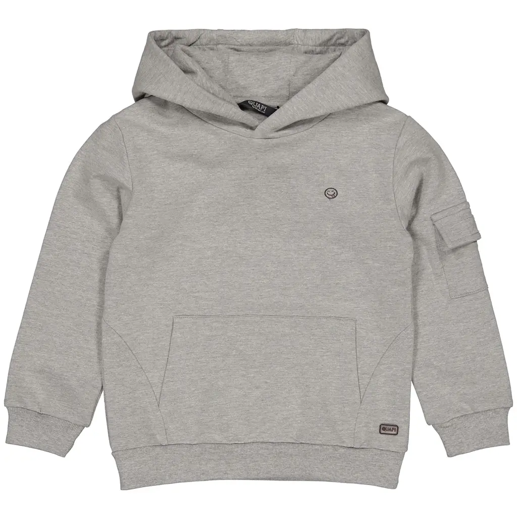 Trui hoodie Zedd (grey melee)