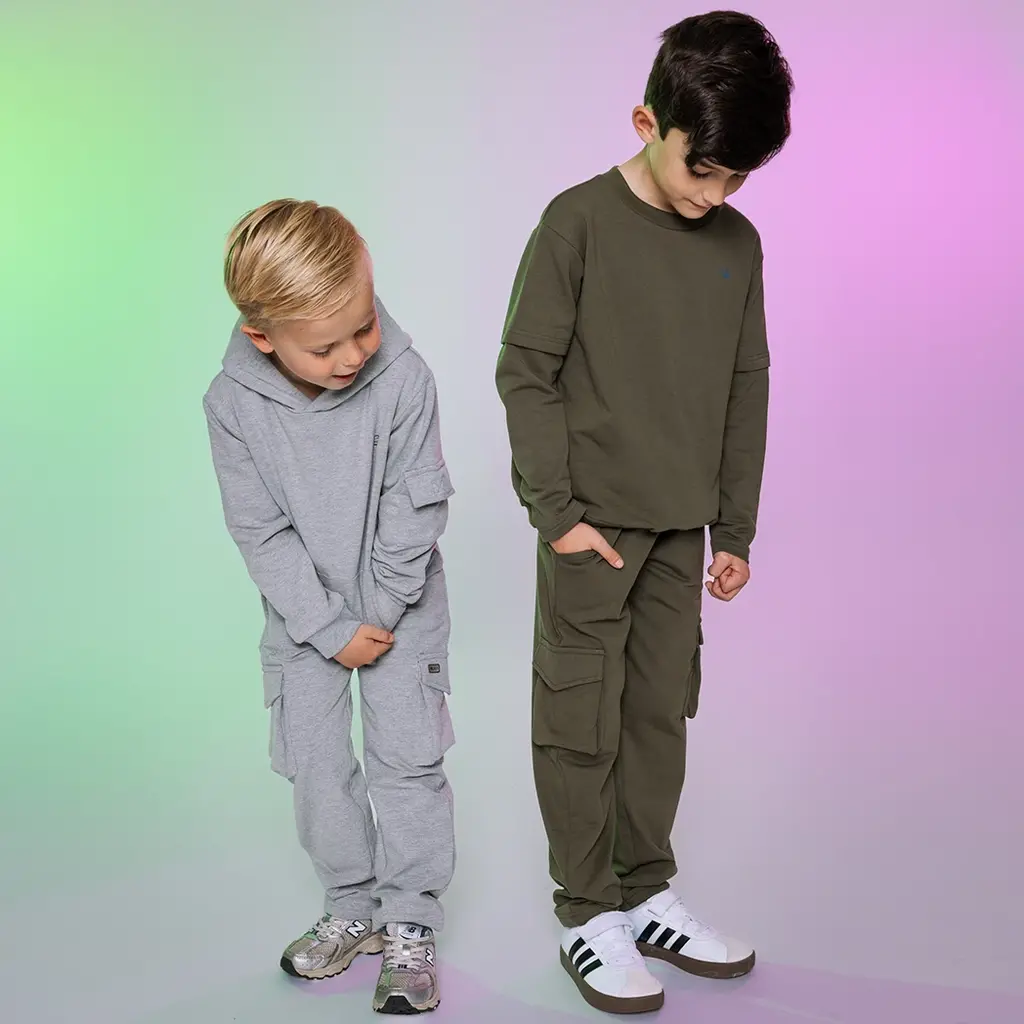 Trui hoodie Zedd (grey melee)