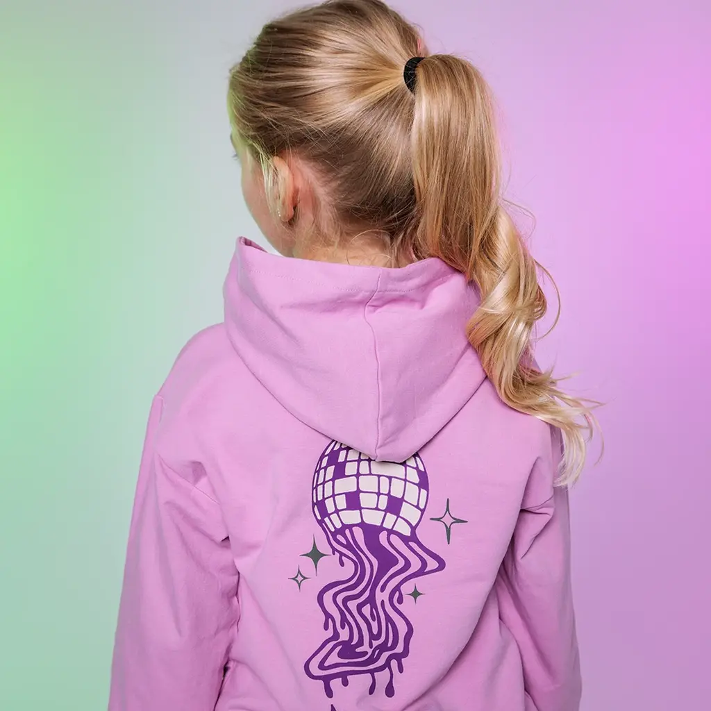 Trui hoodie Zaza (light purple)
