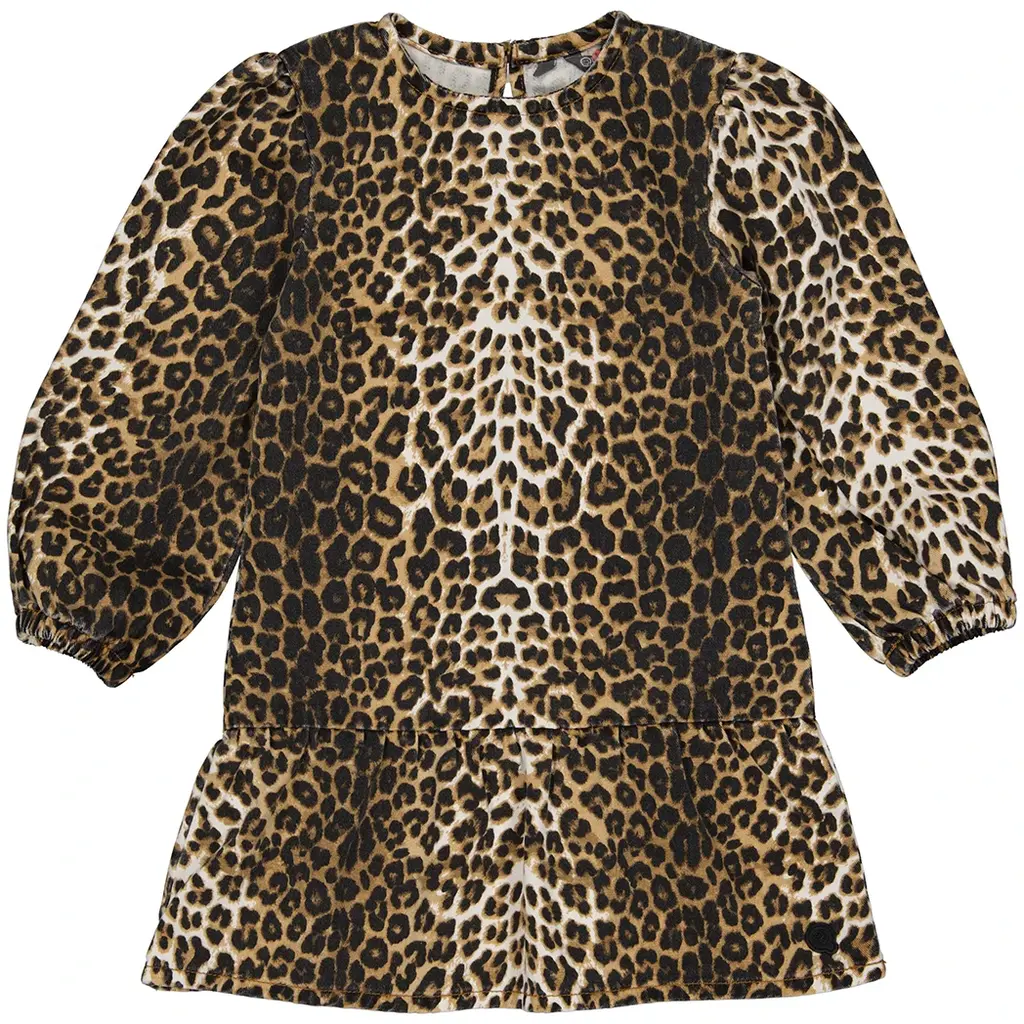 Jurk Zaffi (aop brown animal)