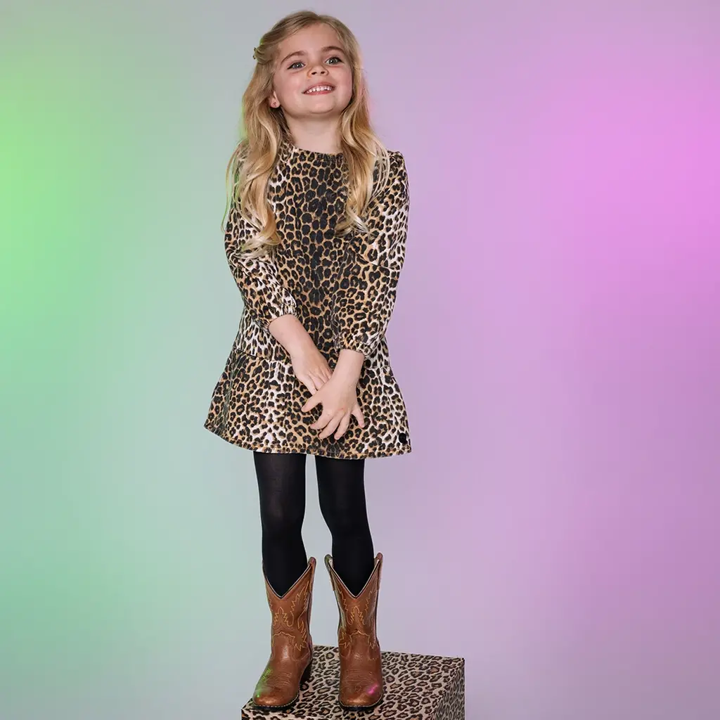 Jurk Zaffi (aop brown animal)