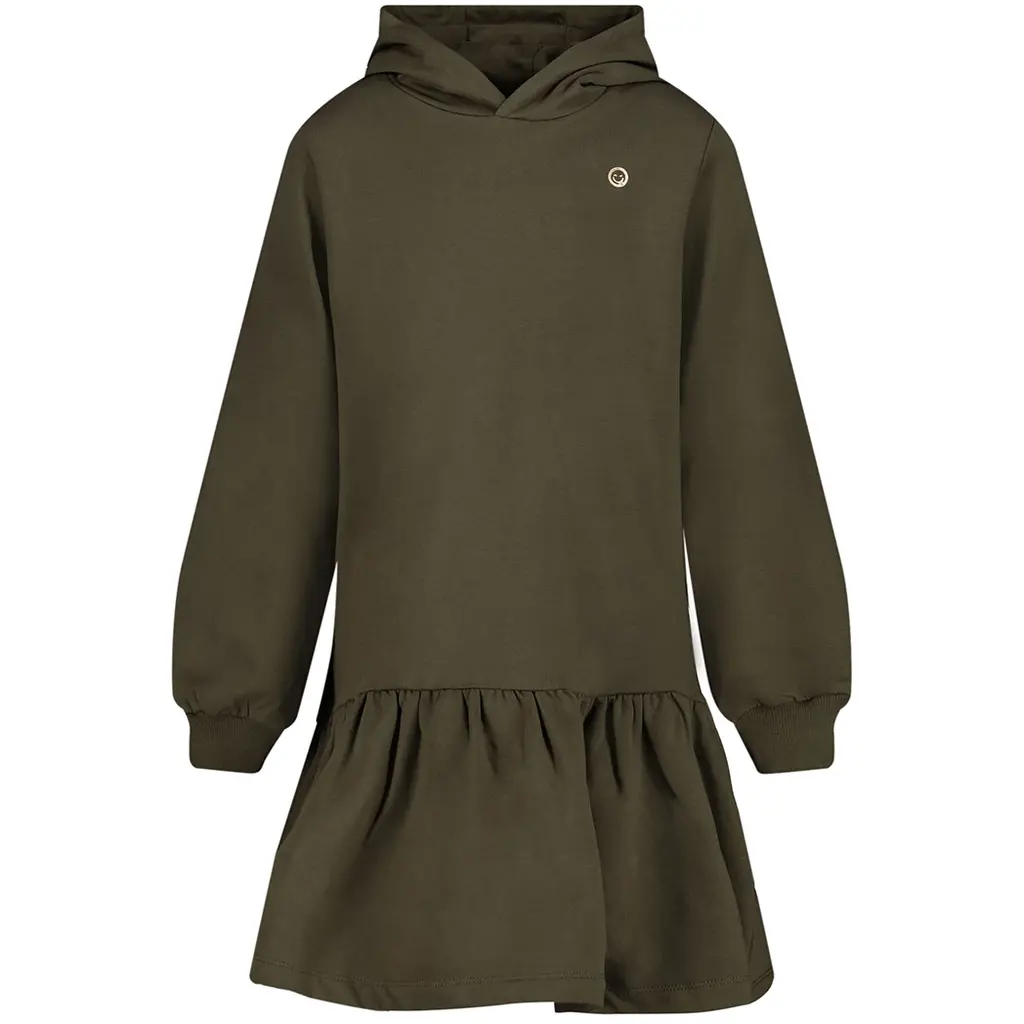 Jurk hoodie Zaina (army green)