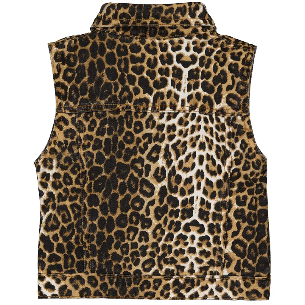 Gilet Zelia (aop brown animal)
