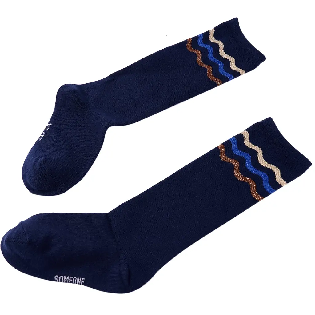 Kniesokken Rita (navy)