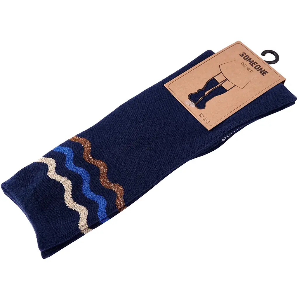 Kniesokken Rita (navy)